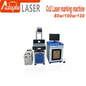 Co2 laserové značkovací stroj gravírování dřevěných materiálů a nonmetal